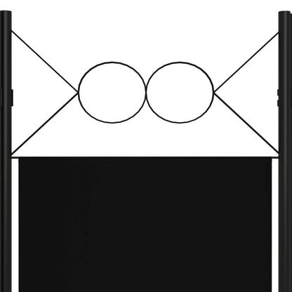 Paravento a 4 Pannelli Nero 160x180 cm - homemem39