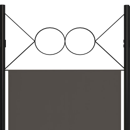 Paravento a 5 Pannelli Antracite 200x180 cm - homemem39