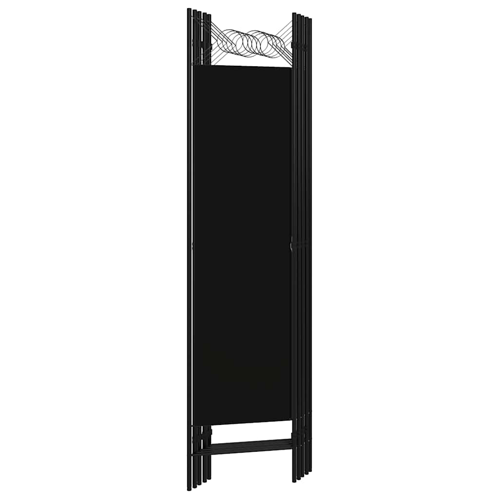 Paravento a 5 Pannelli Nero 200x180 cm | homemem39