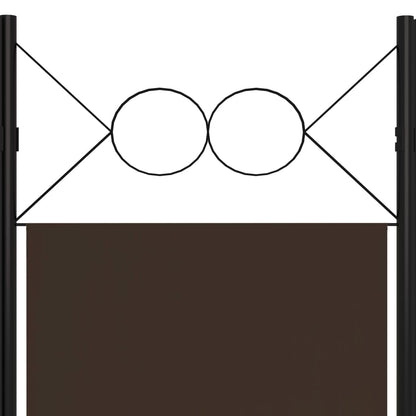 Paravento a 6 Pannelli Marrone 240x180 cm | homemem39