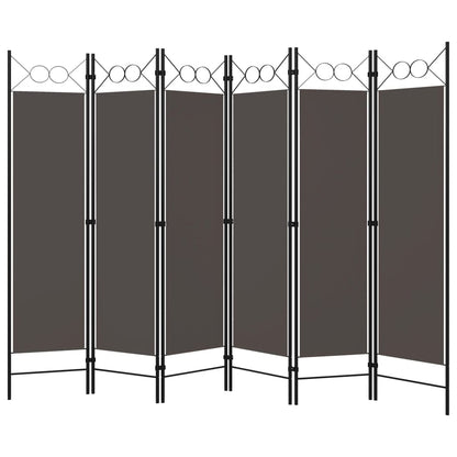 Paravento a 6 Pannelli Antracite 240x180 cm - homemem39