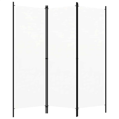 Paravento a 3 Pannelli Bianco 150x180 cm