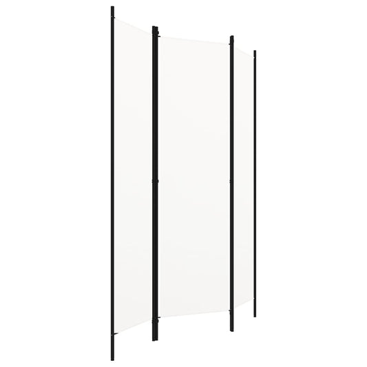 Paravento a 3 Pannelli Bianco 150x180 cm - homemem39