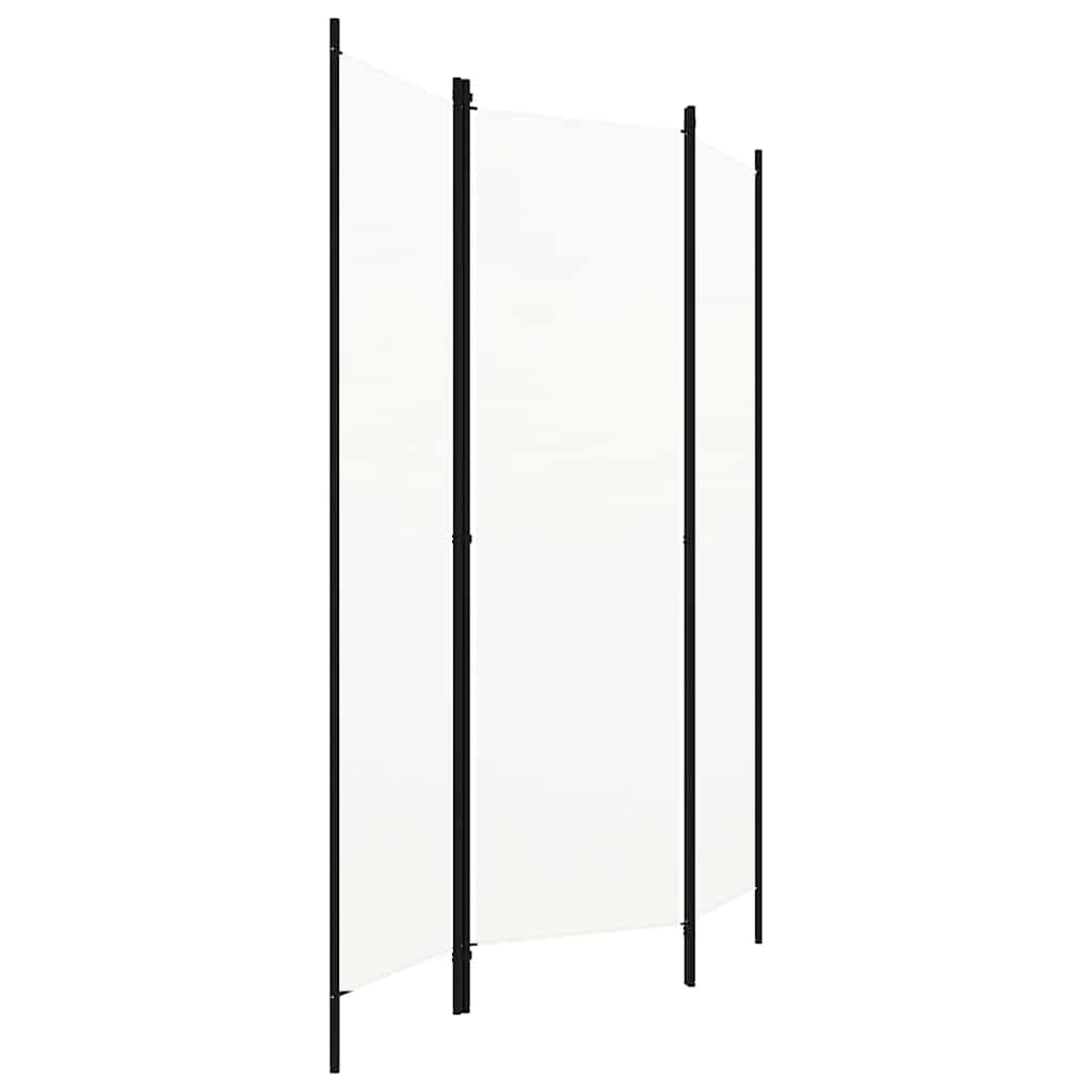 Paravento a 3 Pannelli Bianco 150x180 cm