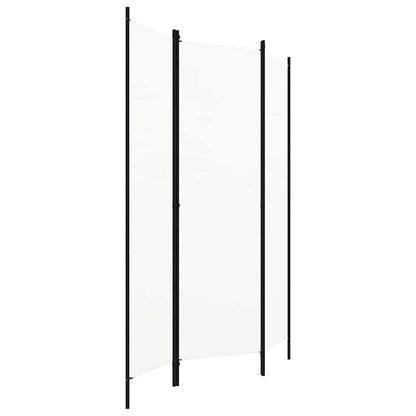 Paravento a 3 Pannelli Bianco 150x180 cm