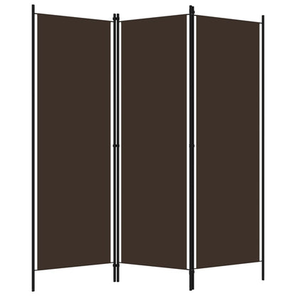 Paravento 3 Pannelli Marrone 150x180 cm | homemem39