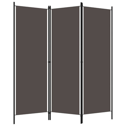 Paravento a 3 Pannelli Antracite 150x180 cm | homemem39