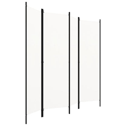 Paravento a 5 Pannelli Bianco 200x180 cm