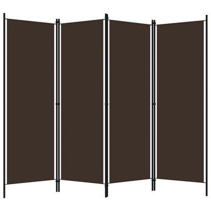Paravento a 4 Pannelli Marrone 200x180 cm - homemem39