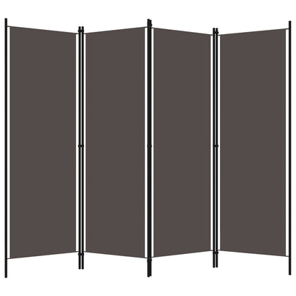 Paravento a 4 Pannelli Antracite 200x180 cm - homemem39