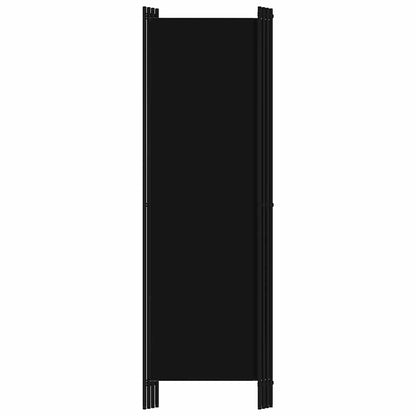 Paravento a 4 Pannelli Nero 200x180 cm