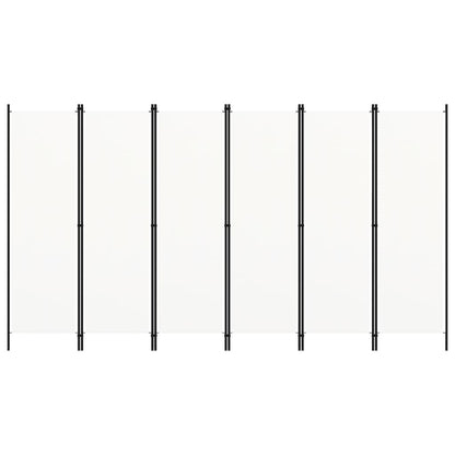 Paravento a 6 Pannelli Bianco 300x180 cm