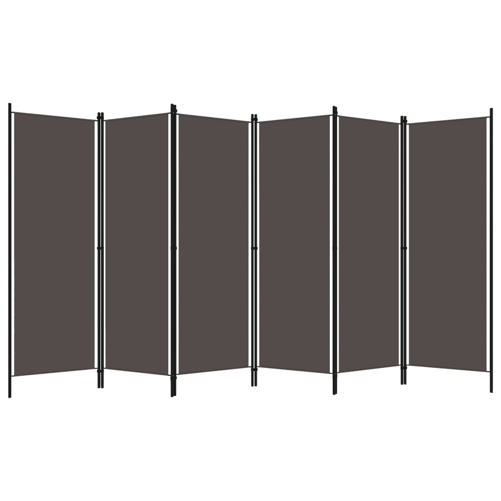 Paravento a 6 Pannelli Antracite 300x180 cm - homemem39