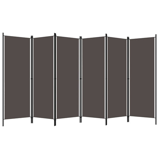 Paravento a 6 Pannelli Antracite 300x180 cm - homemem39