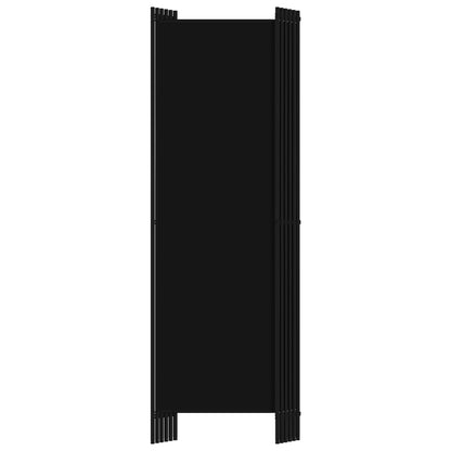 Paravento a 6 Pannelli Nero 300x180 cm