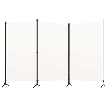 Divisorio a 3 Pannelli Bianco 260x180 cm in Tessuto | homemem39