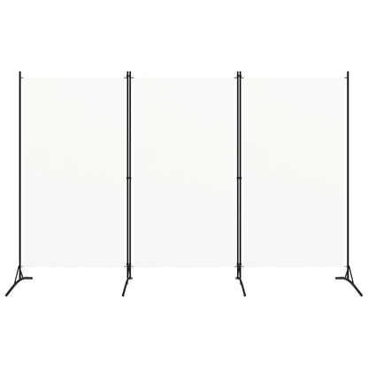 Divisorio a 3 Pannelli Bianco 260x180 cm in Tessuto - homemem39