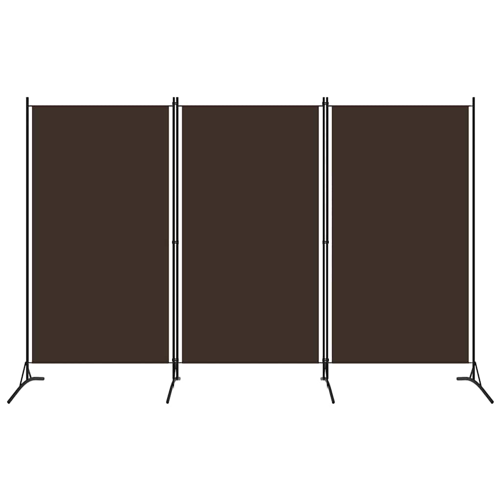 Paravento a 3 Pannelli Marrone 260x180 cm | homemem39