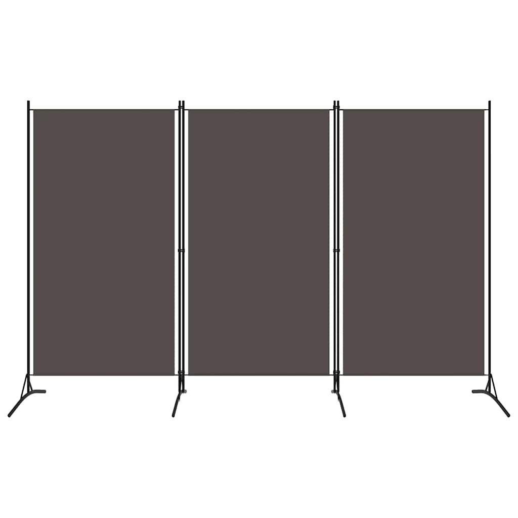 Paravento a 3 Pannelli Antracite 260x180 cm | homemem39