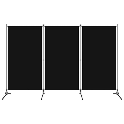 Paravento a 3 Pannelli Nero 260x180 cm | homemem39