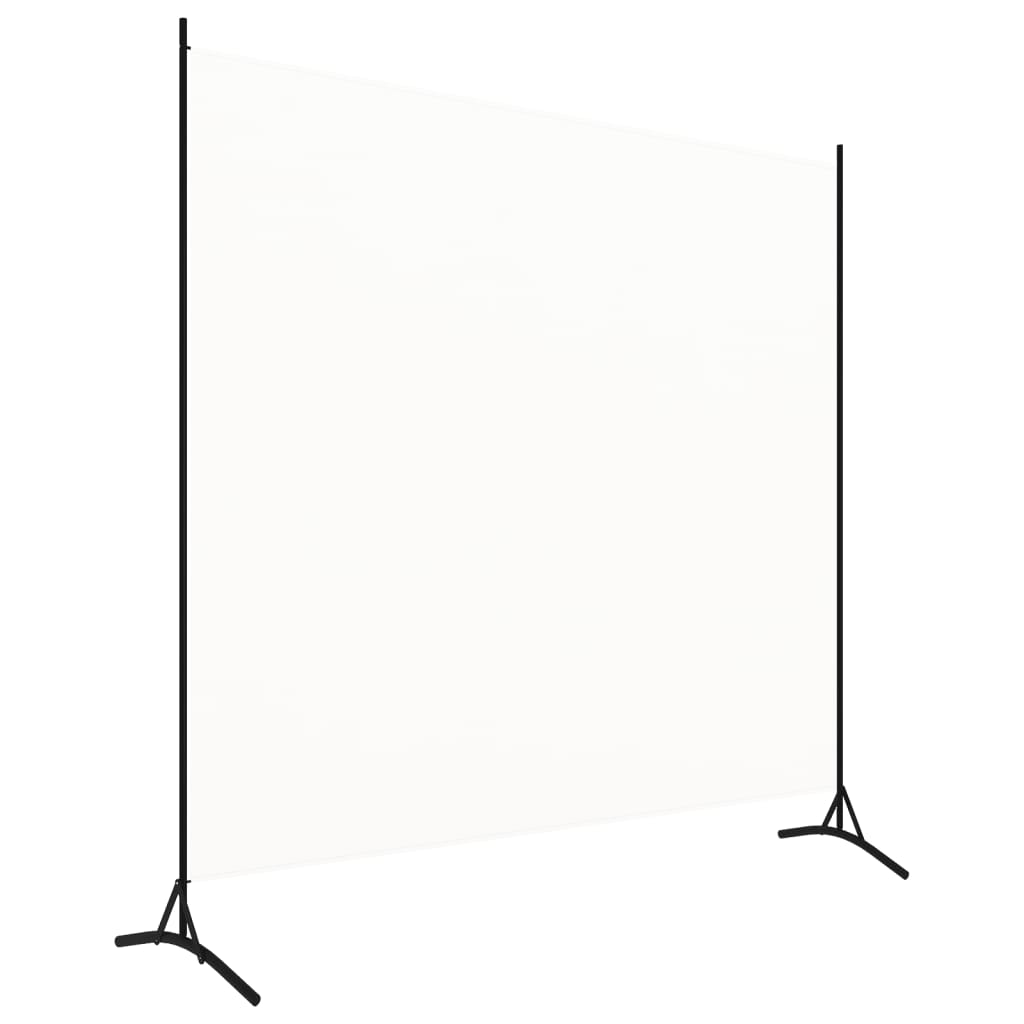 Paravento Bianco 175x180 cm in Tessuto | homemem39