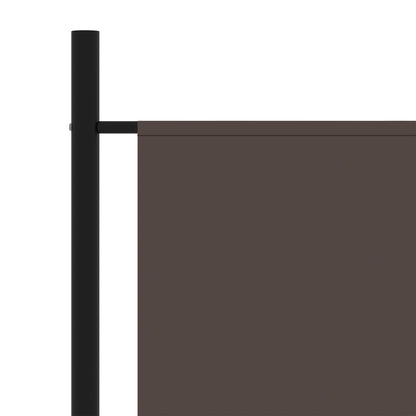 Paravento Marrone 175x180 cm in Tessuto