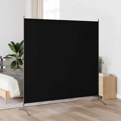Paravento Nero 175x180 cm in Tessuto | homemem39