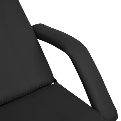 Lettino da Massaggio Nero 180x62x(86,5-118) cm | homemem39