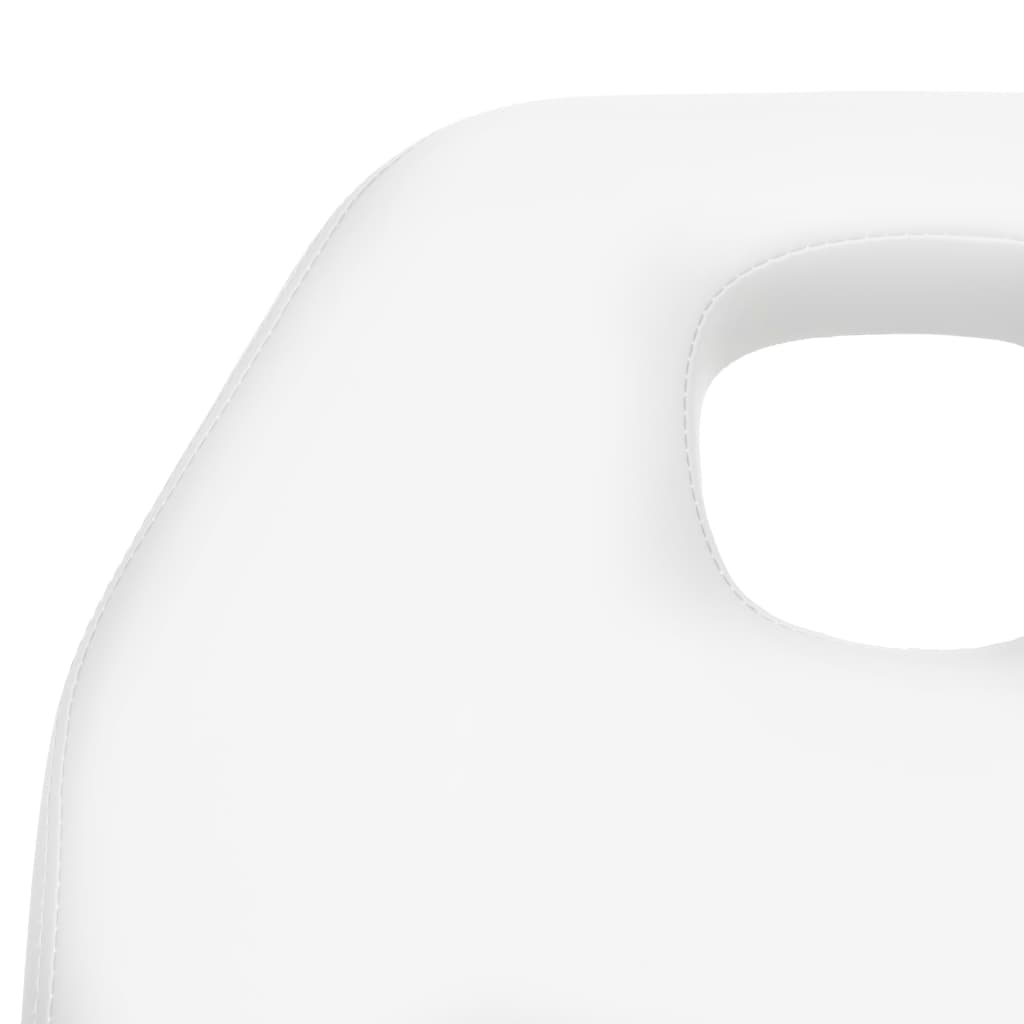 Lettino da Massaggio Bianco 180x62x(87-112) cm | homemem39