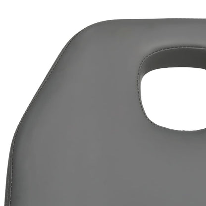 Lettino da Massaggio Grigio 180x62x(87-112) cm | homemem39