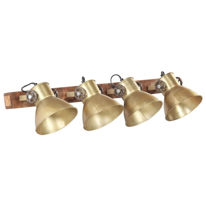 Lampada da Parete in Stile Industriale Ottone E27