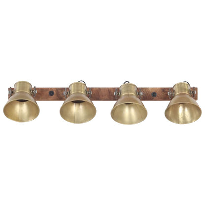 Lampada da Parete in Stile Industriale Ottone E27