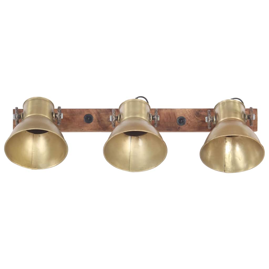Lampada da Parete in Stile Industriale Ottone E27