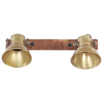 Lampada da Parete in Stile Industriale Ottone 45x25 cm E27