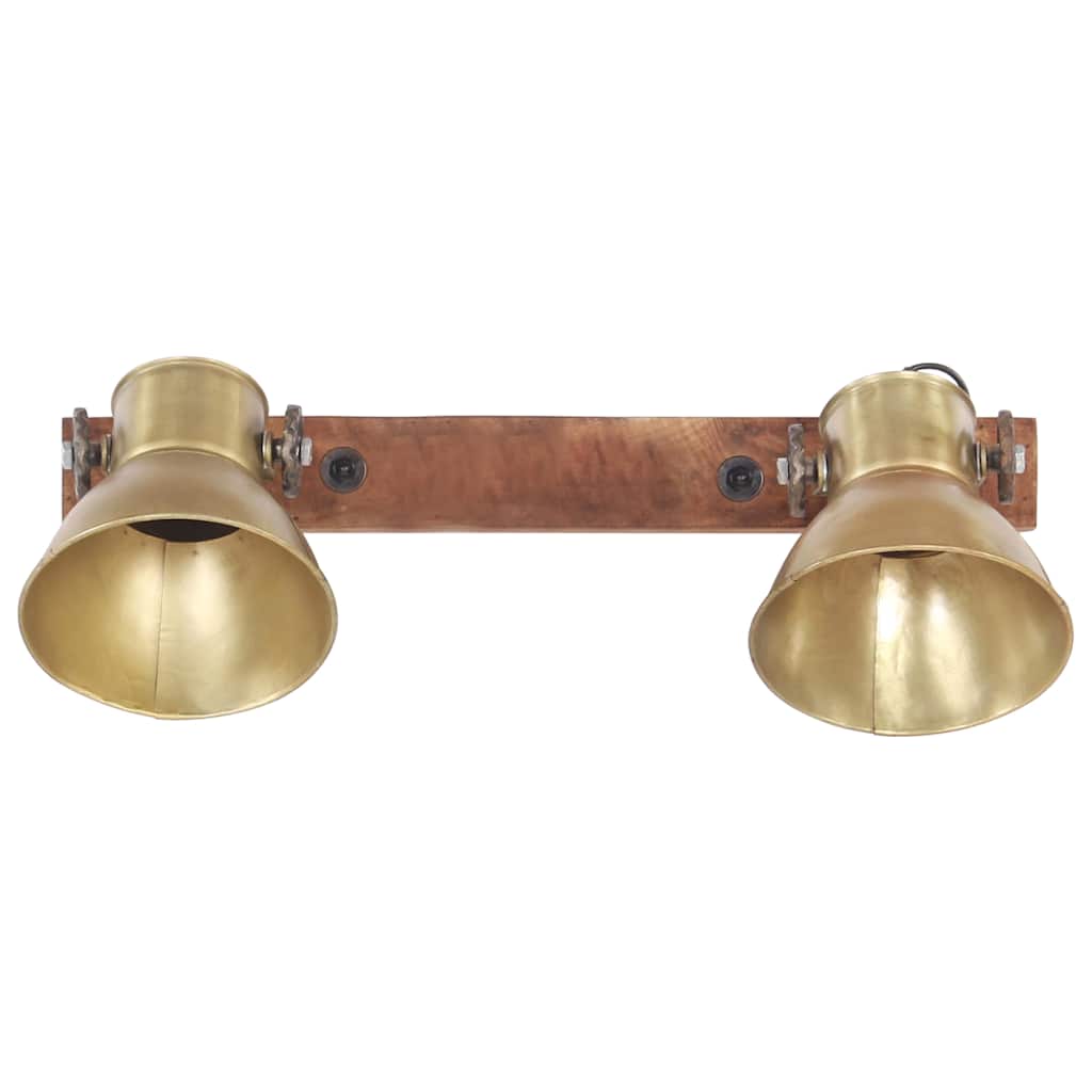 Lampada da Parete in Stile Industriale Ottone E27