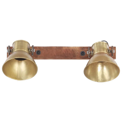 Lampada da Parete in Stile Industriale Ottone E27