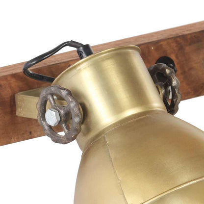 Lampada da Parete in Stile Industriale Ottone E27