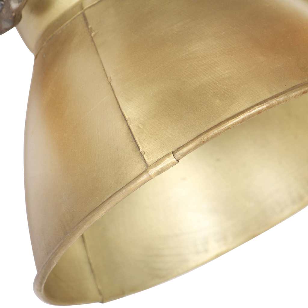Lampada da Parete in Stile Industriale Ottone E27