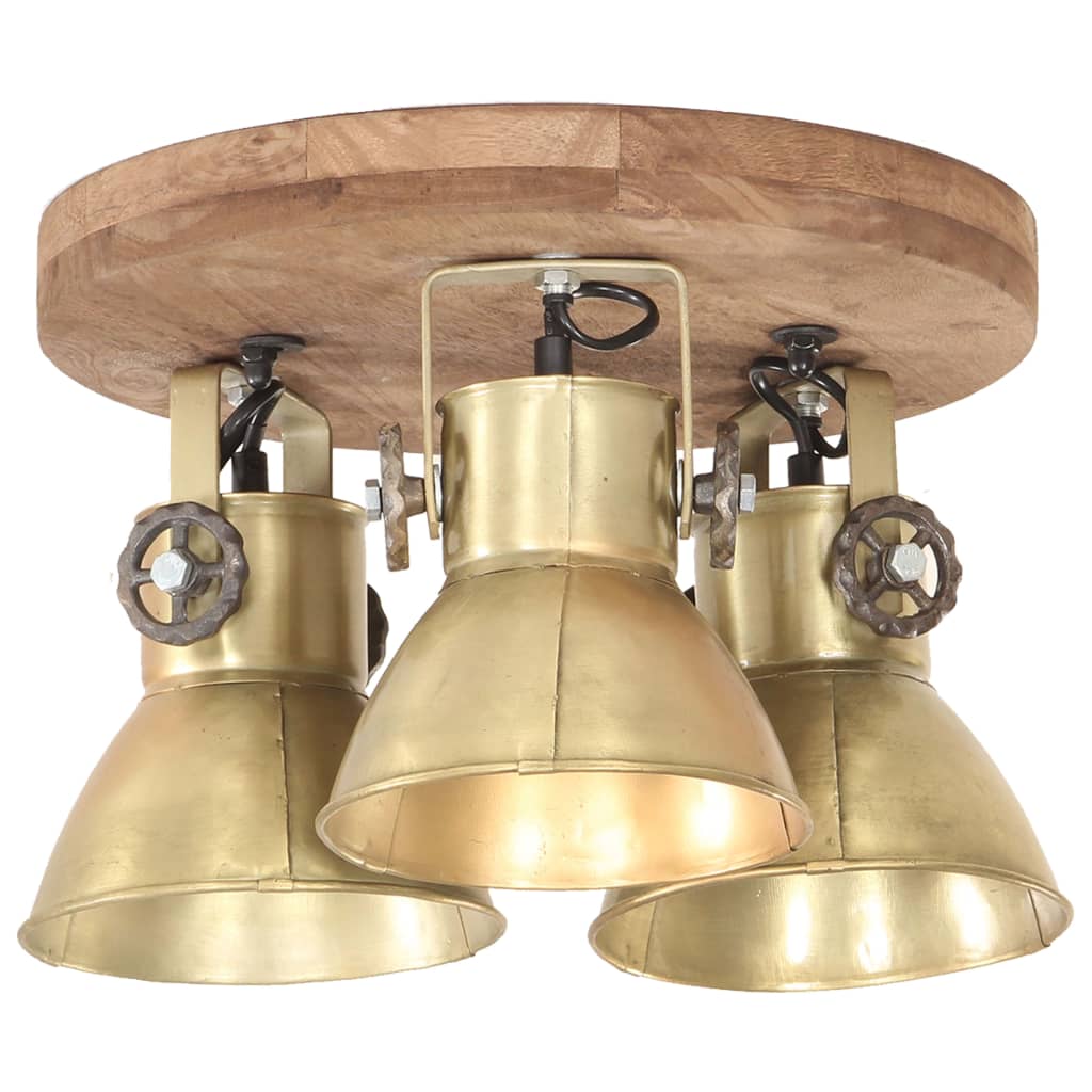 Lampada a Sospensione Industriale 25 W Ottone 42x27 cm E27 | homemem39