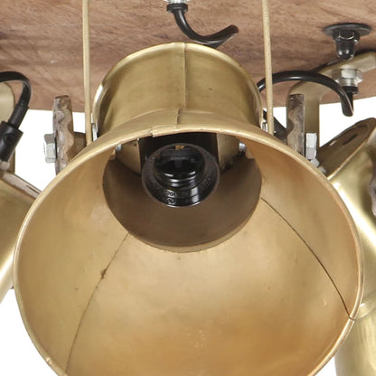Lampada a Sospensione Industriale 25 W Ottone 42x27 cm E27 | homemem39