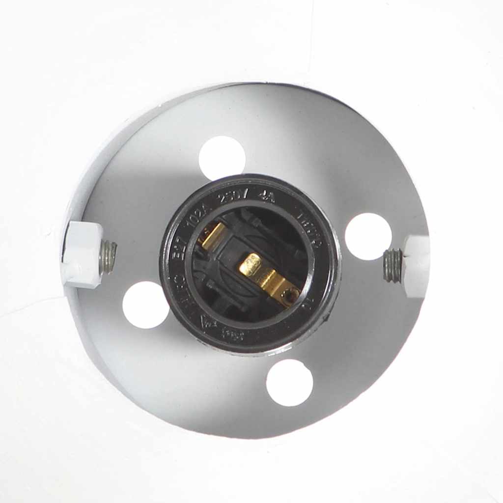 Lampada da Parete in Stile Industriale Nera E27