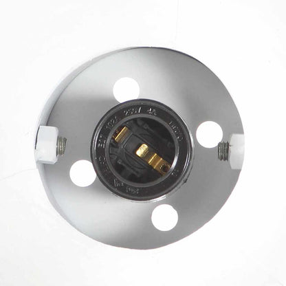 Lampada da Parete in Stile Industriale Nera E27