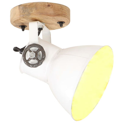 Lampade da Parete/Soffitto 2 pz Industriale Bianca 20x25 cm E27 | homemem39