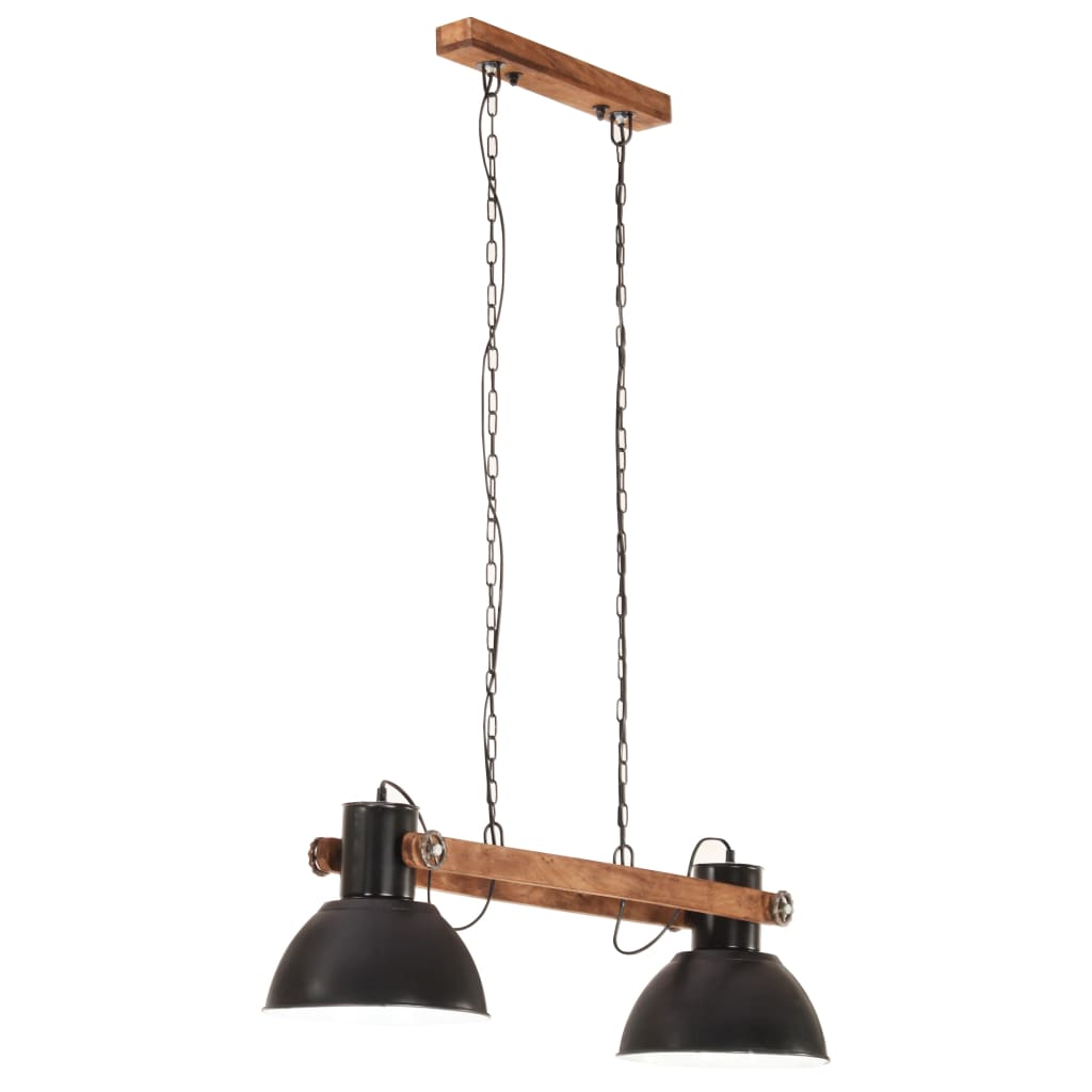 Lampada a Sospensione Industriale 25 W Nera 109 cm E27 | homemem39