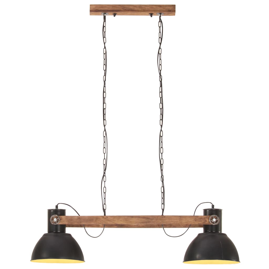 Lampada a Sospensione Industriale 25 W Nera 109 cm E27 | homemem39