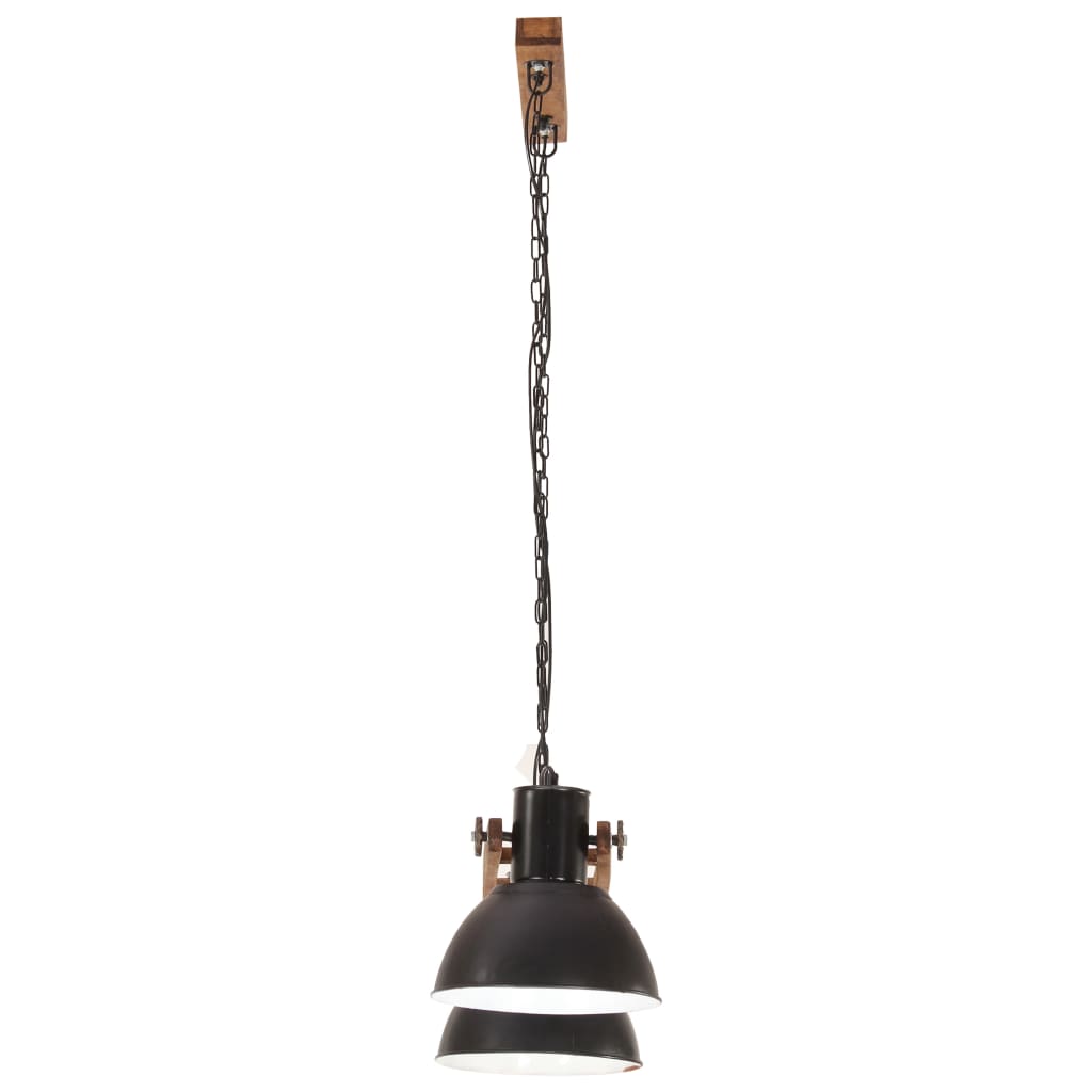 Lampada a Sospensione Industriale 25 W Nera 109 cm E27 | homemem39