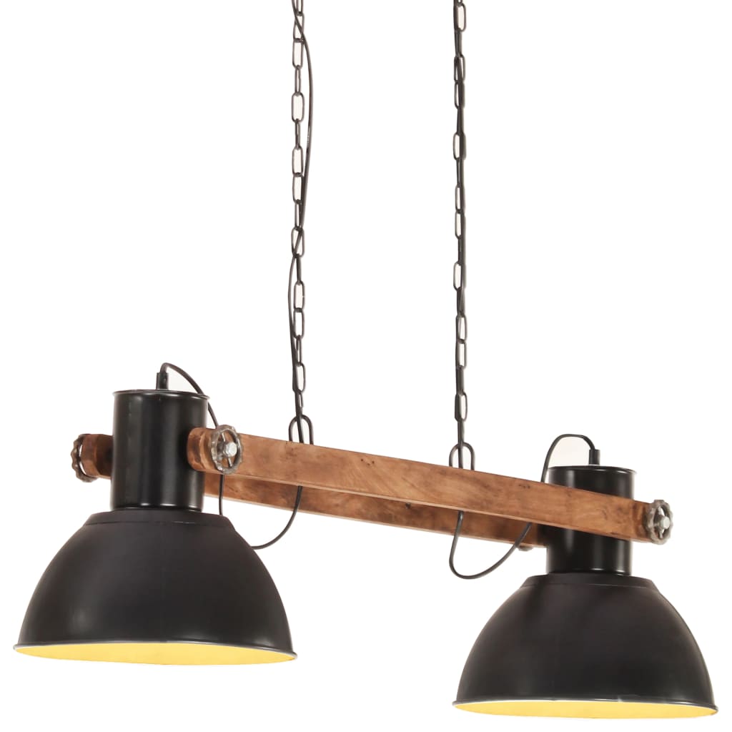 Lampada a Sospensione Industriale 25 W Nera 109 cm E27 | homemem39
