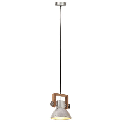 Lampada a Sospensione Industriale 25 W Argento Rotonda 19cm E27 - homemem39