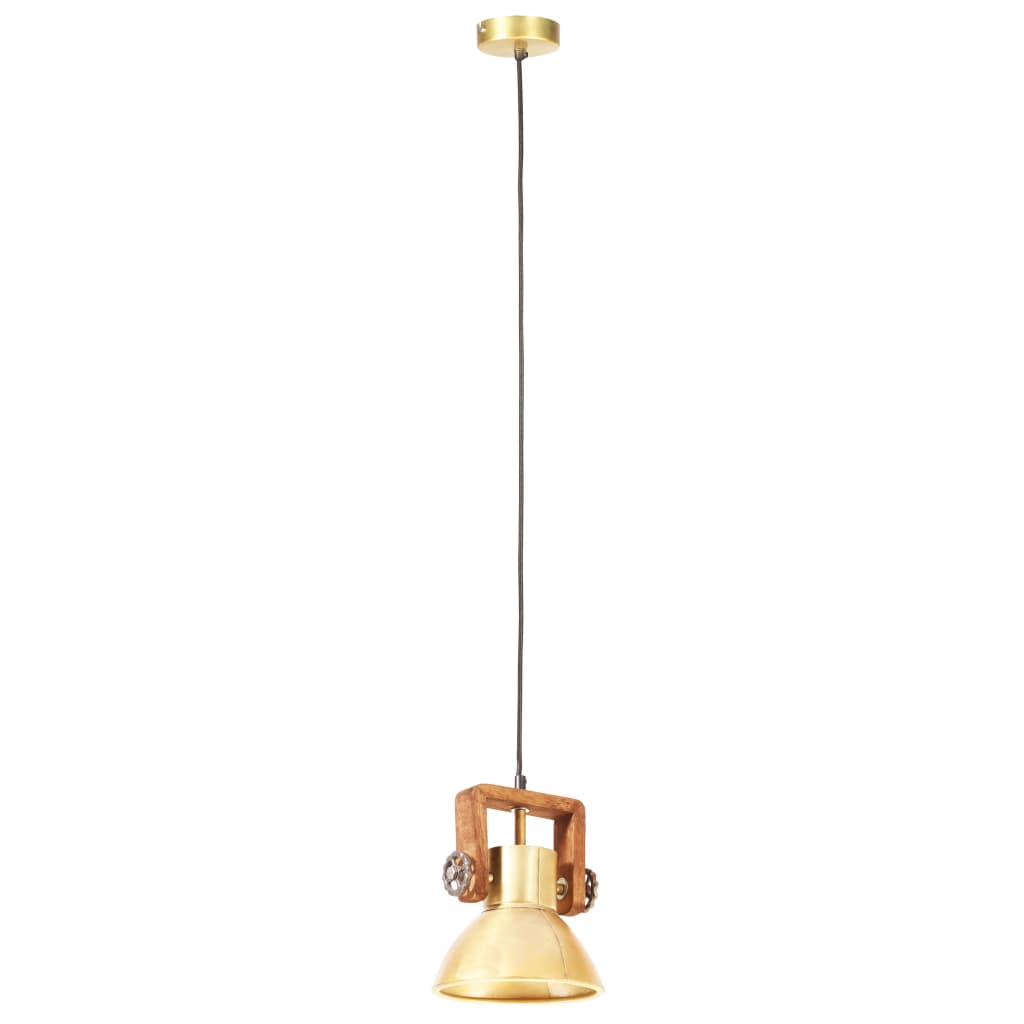 Lampada a Sospensione Industriale 25 W Ottone Rotonda 19 cm E27 | homemem39