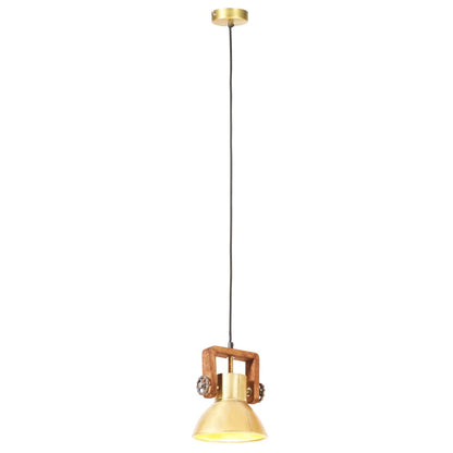 Lampada a Sospensione Industriale 25 W Ottone Rotonda 19 cm E27 | homemem39